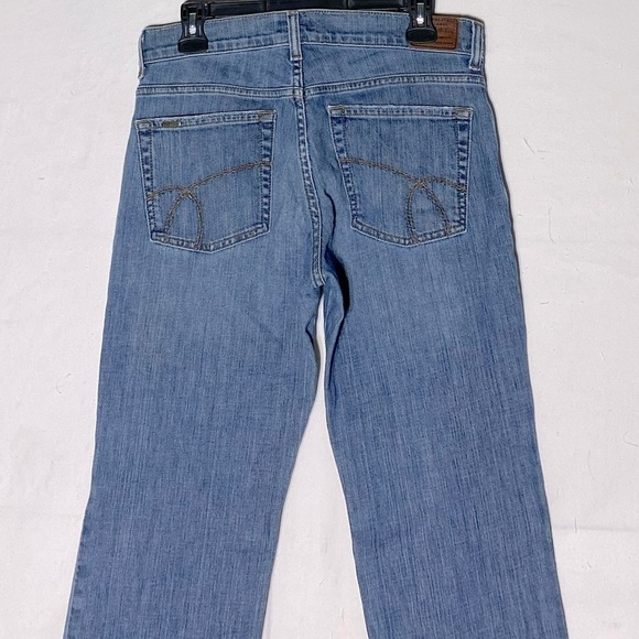 Vintage Y2K Tommy Hilfiger Med Light Wash Mid Rise Straight Leg Jeans 27 - Picture 12 of 13